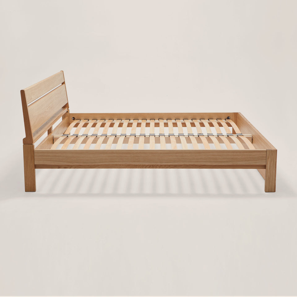 White Oak Contemporary Bed Frame
