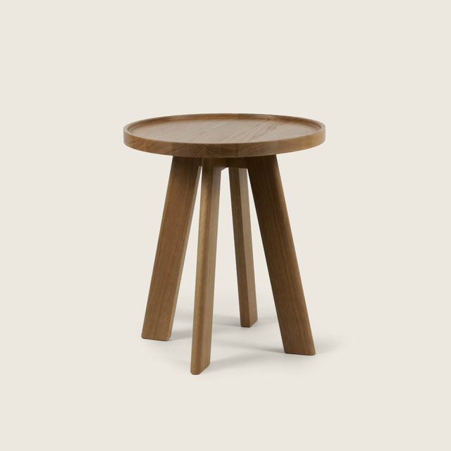 oak side table with drawer