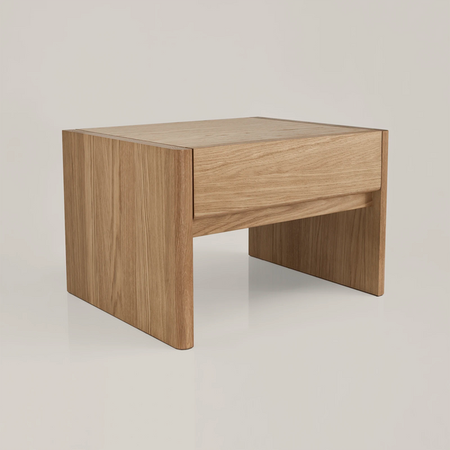 solid wood nightstand