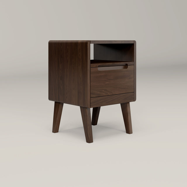 Nightstand in walnut