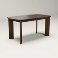 Extendable table in walnut
