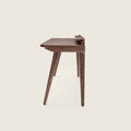 walnut desk scandinavian mid century small writing desk