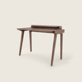 walnut desk scandinavian mid century small writing desk