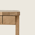 wood desk with drawer