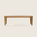 Entryway bench , solid oak , minimalist