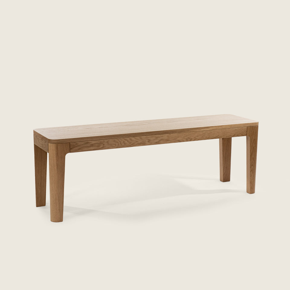 Oak dining bench 