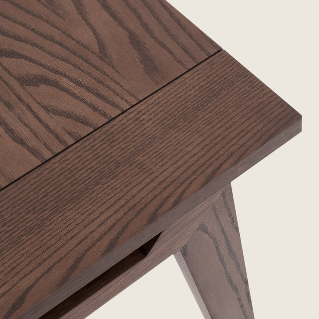 solid wood scandinavian style writing desk